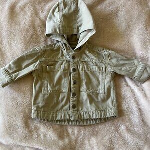 Next UK Brand Olive Green Hooded Jacket
